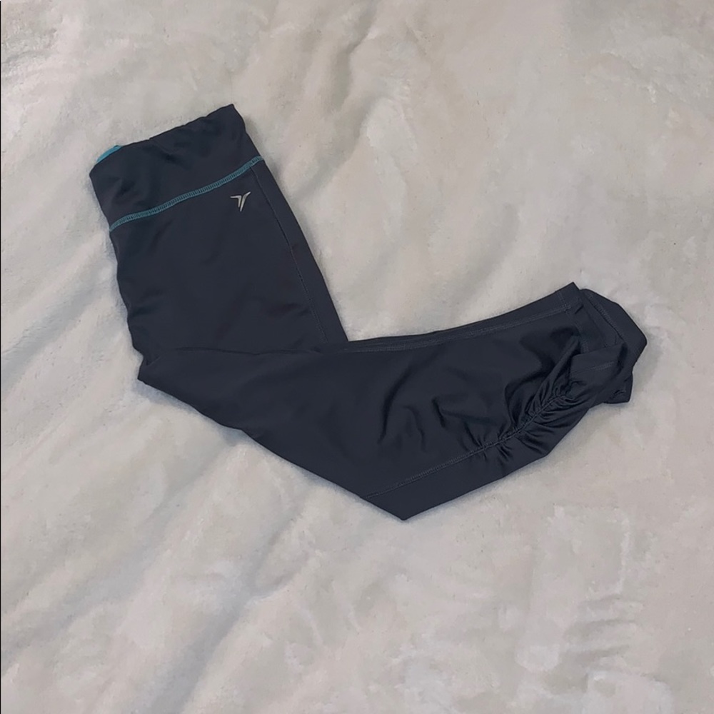Girl’s Old Navy Active Gray and Blue Leggings
